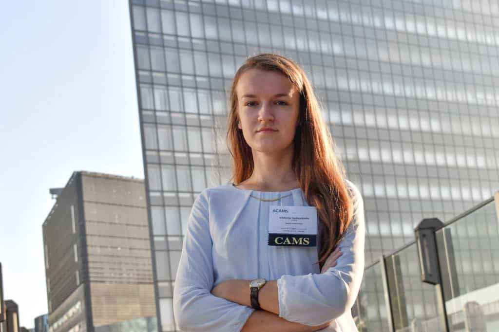 Viktorija at the CAMS 10th Annual Conference